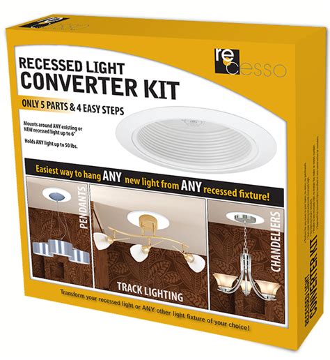 convert can light to junction box|4 recessed light conversion kit.